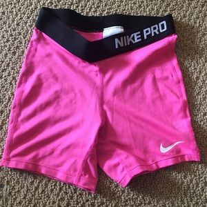 NIKE pink spandez